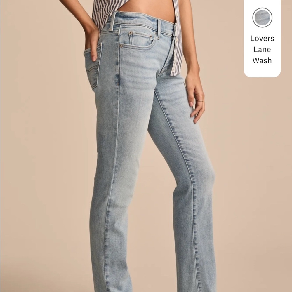 Lucky Brand Mid Rise Authentic Blue Straight Leg Jeans Classic Style Size 29 - Picture 2 of 12